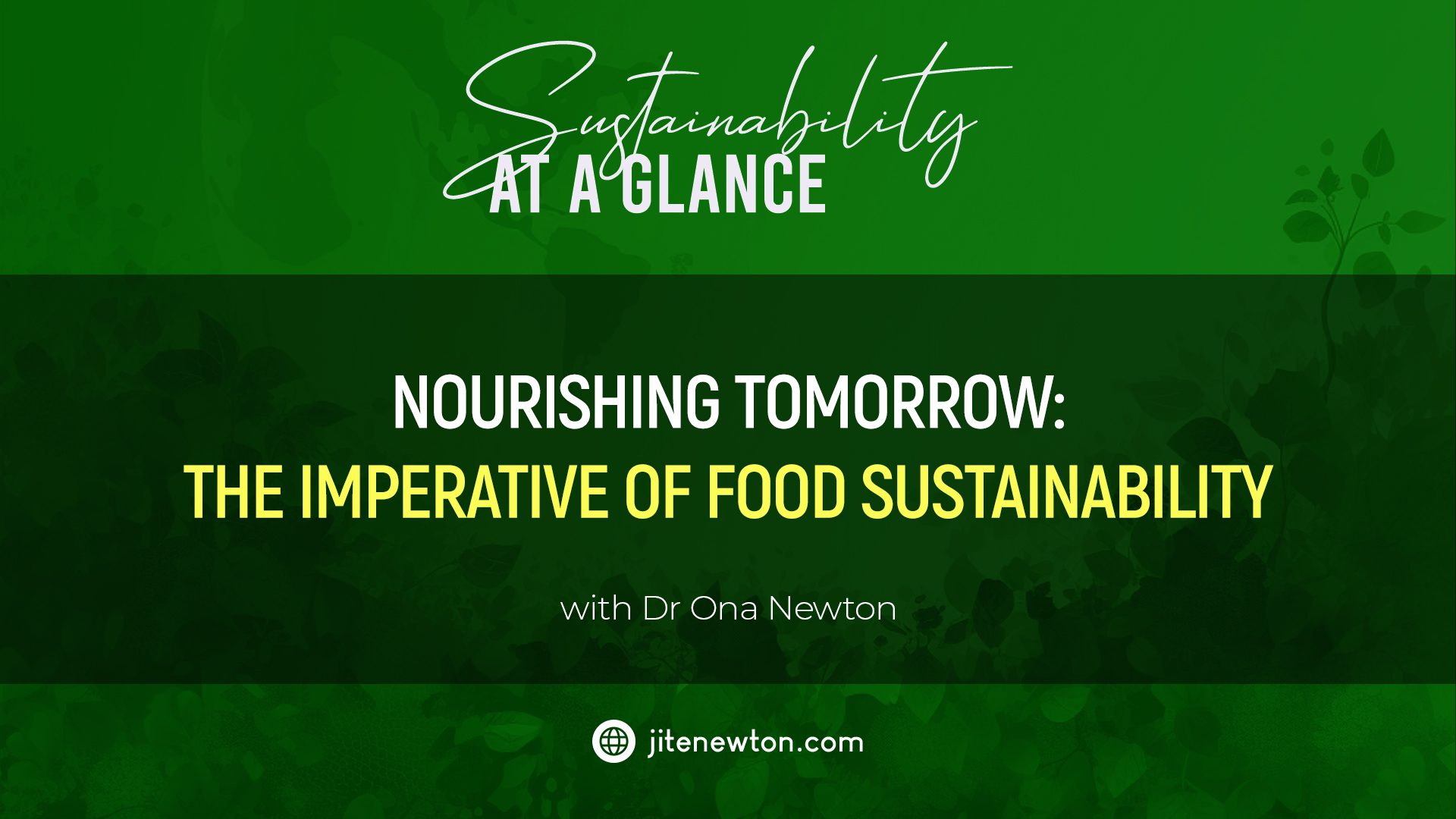 Nourishing Tomorrow: The Imperative of Food Sustainability